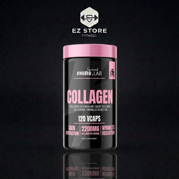 Collagène 2200mg 120 Veg Capsules + Acide Hyaluronique & Vitamine C