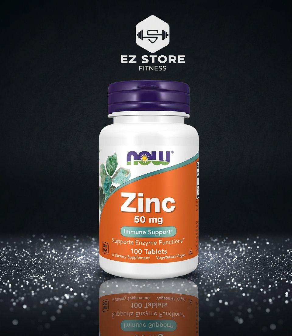 NOW Foods, Zinc, 50 mg, 100 comprimés