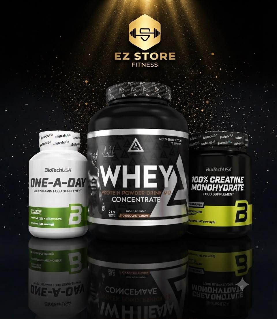 Pack 10 : Lazar Angelov Whey Concentrate 2270g - ONE-A-DAY Multivitamines - Créatine Monohydrate 300g