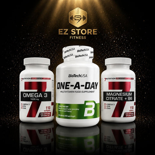 Pack 2 : One A Day multivitamins- Omega 3 7nutrition - magnesium citrate 7nutrition (livraison gratuit)