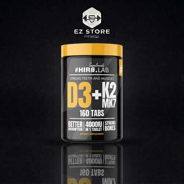 Vitamine D3 + K2 MK7 100mcg 160 Comprimés (160 Servings)