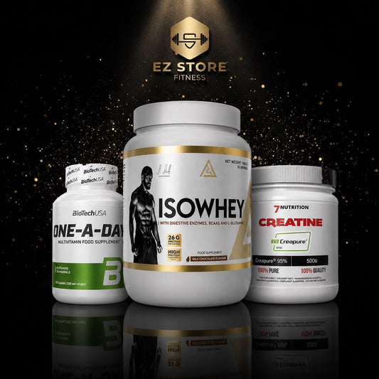 Pack 8 : Lazar Angelov ISOWHEY 1.6kg – Whey Isolate - Creapure® 500g 7Nutrition - ONE-A-DAY Multivitamines 100 Comprimés ( Livraison Gratuit )