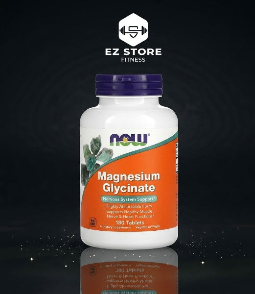 NOW FOODS MAGNESIUM GLYCINATE 180 TABLETS