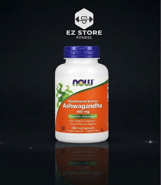 Now Foods Standardized Extract Ashwagandha, 450 mg, 180 Veg Capsules